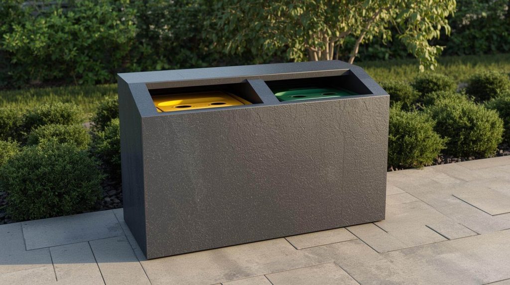 Cache-poubelle composite