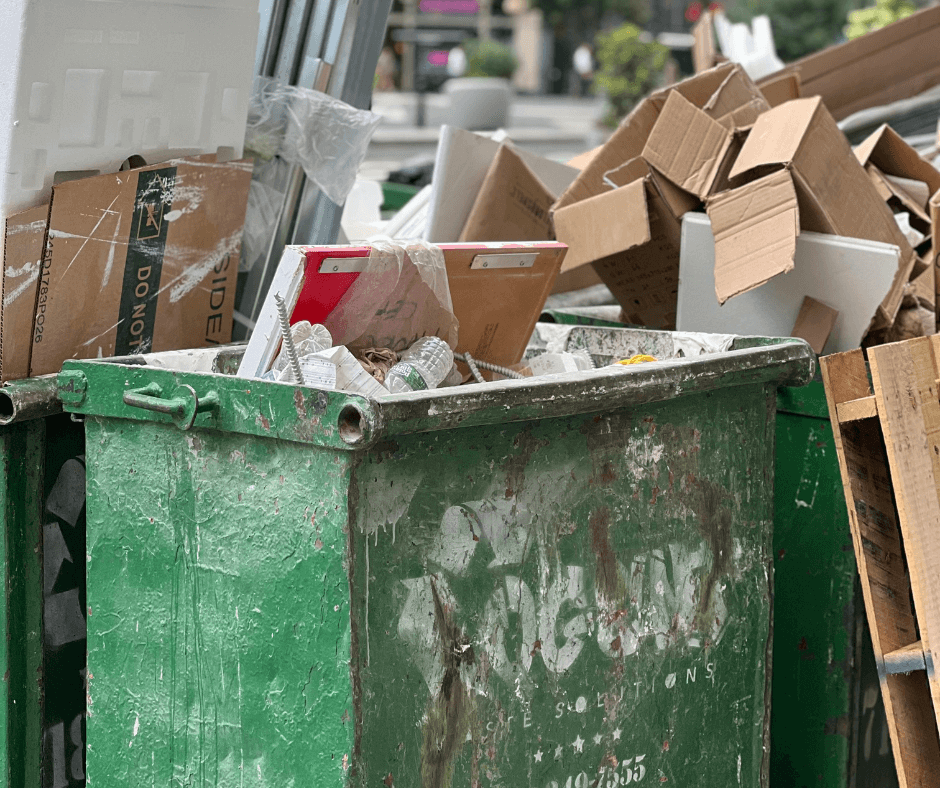 Cache poubelle pour grandes poubelles